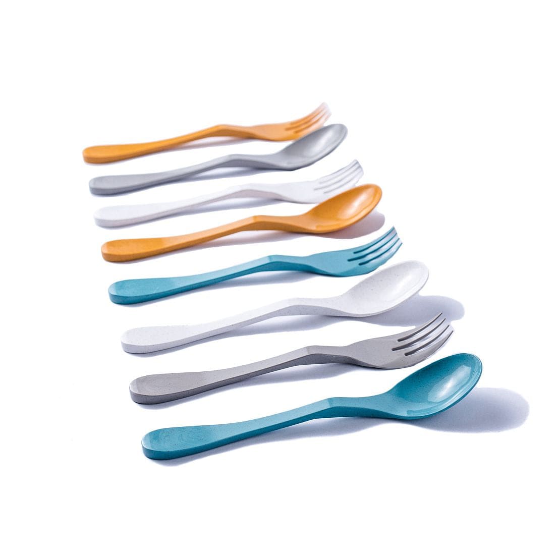 Eco 8 Piece Flatware Set and Carry Case - For the on the go Diner