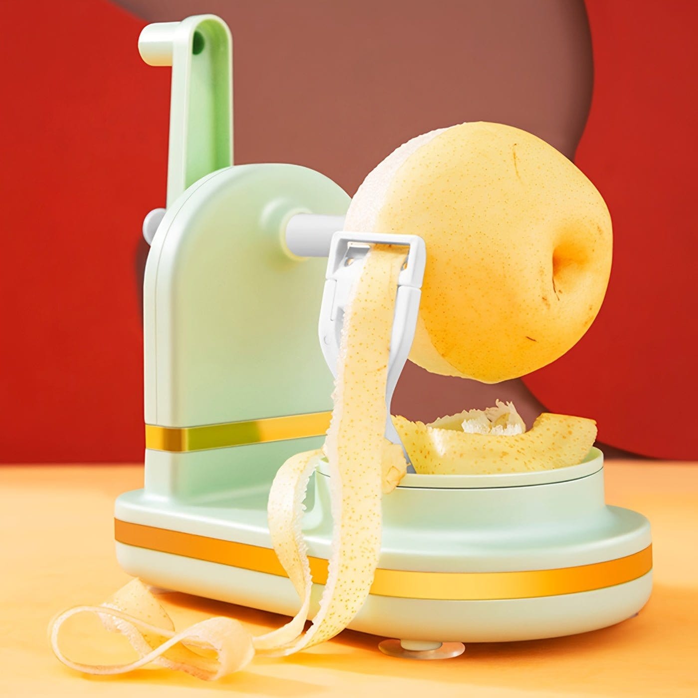 1pc Multifunctional Manual Fruit Peeler, Handheld Vegetable and Apple Peeler, Durable Other Material Construction, Uncharged Operation, for Home Use Kitchen Gadget, Fruit Peeling Tool|Functional Decor|Manual Operation, Peeler - KitchenKlout