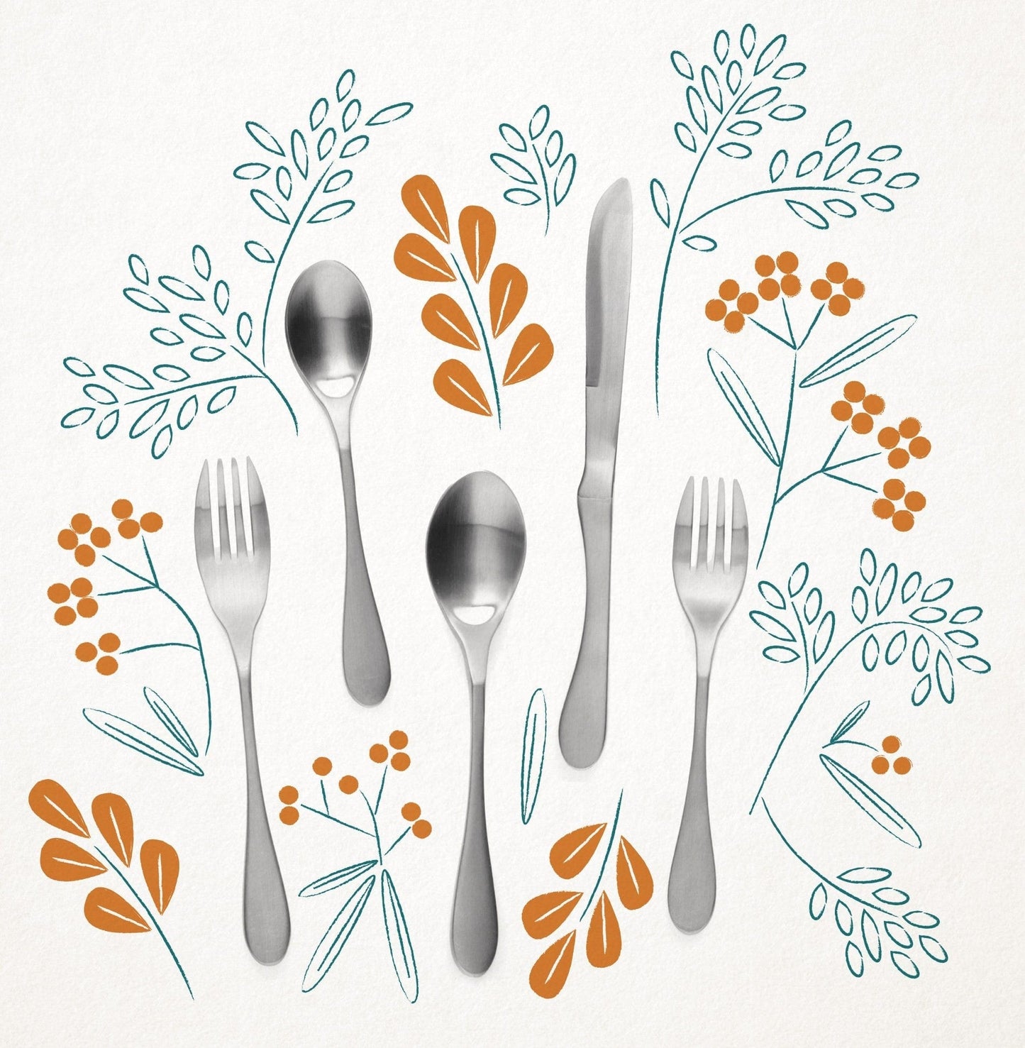 KNORK Original 20 Piece Flatware Set - Service for 4