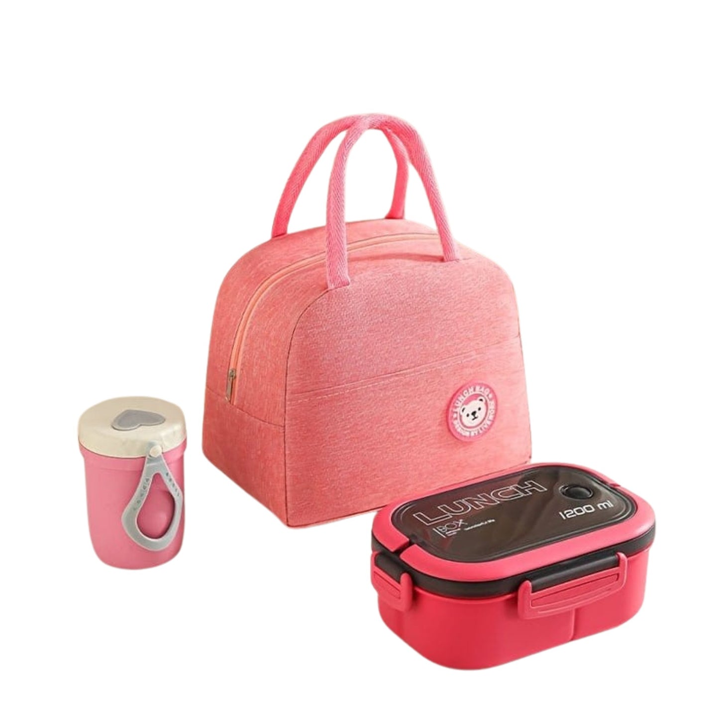 3 - Piece Meal Prep Storage Bags – Large Capacity Lunch Bags for Office, School, Picnics & Camp – Durable & Reusable - KitchenKlout
