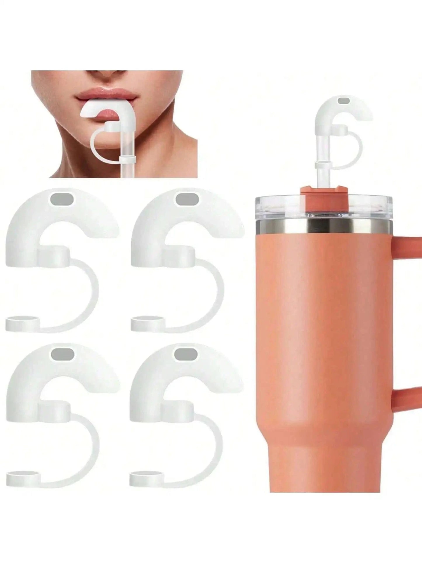 Anti-Wrinkle Straw Cover for Stanley Cup - 10mm Silicone Topper