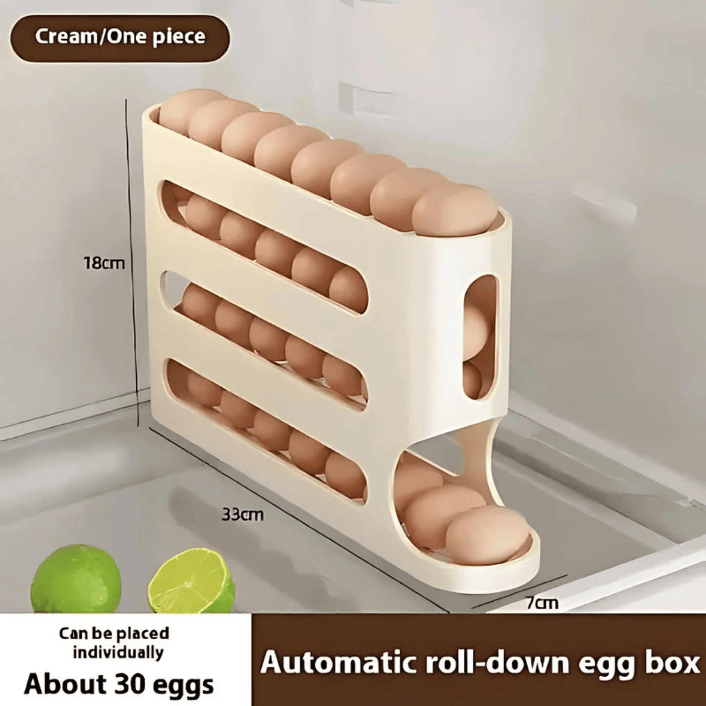 Slide Egg Storage Box – Compact Container for Eggs