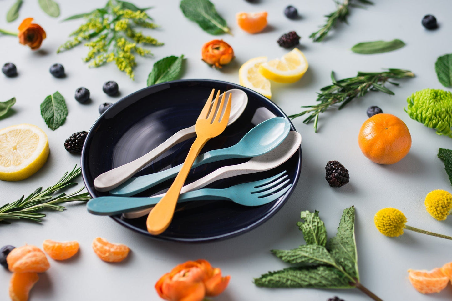 Eco 8 Piece Flatware Set and Carry Case - For the on the go Diner