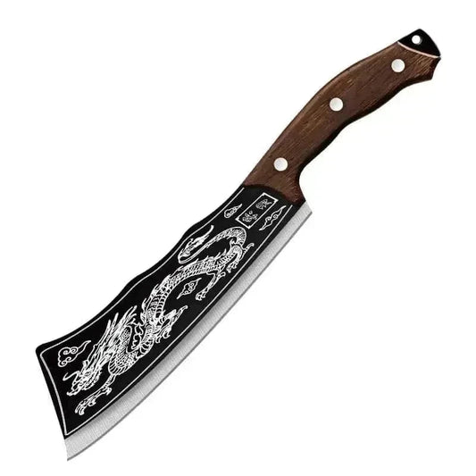 Butcher Knife – Carbon Steel Cleaver | KitchenKlout