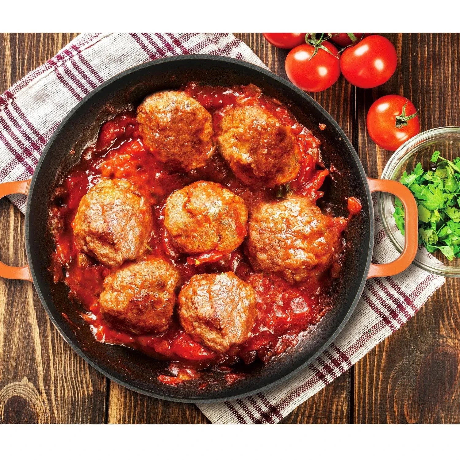 Cast Aluminum Dutch Oven - MASTERPAN - Orange 11" | KitchenKlout Dutch Ovens & Casseroles