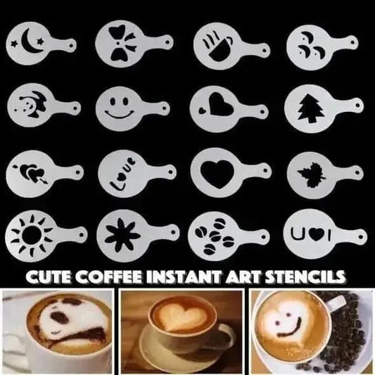 Coffee Art Stencils for Creative Coffee Toppings |KitchenKlout