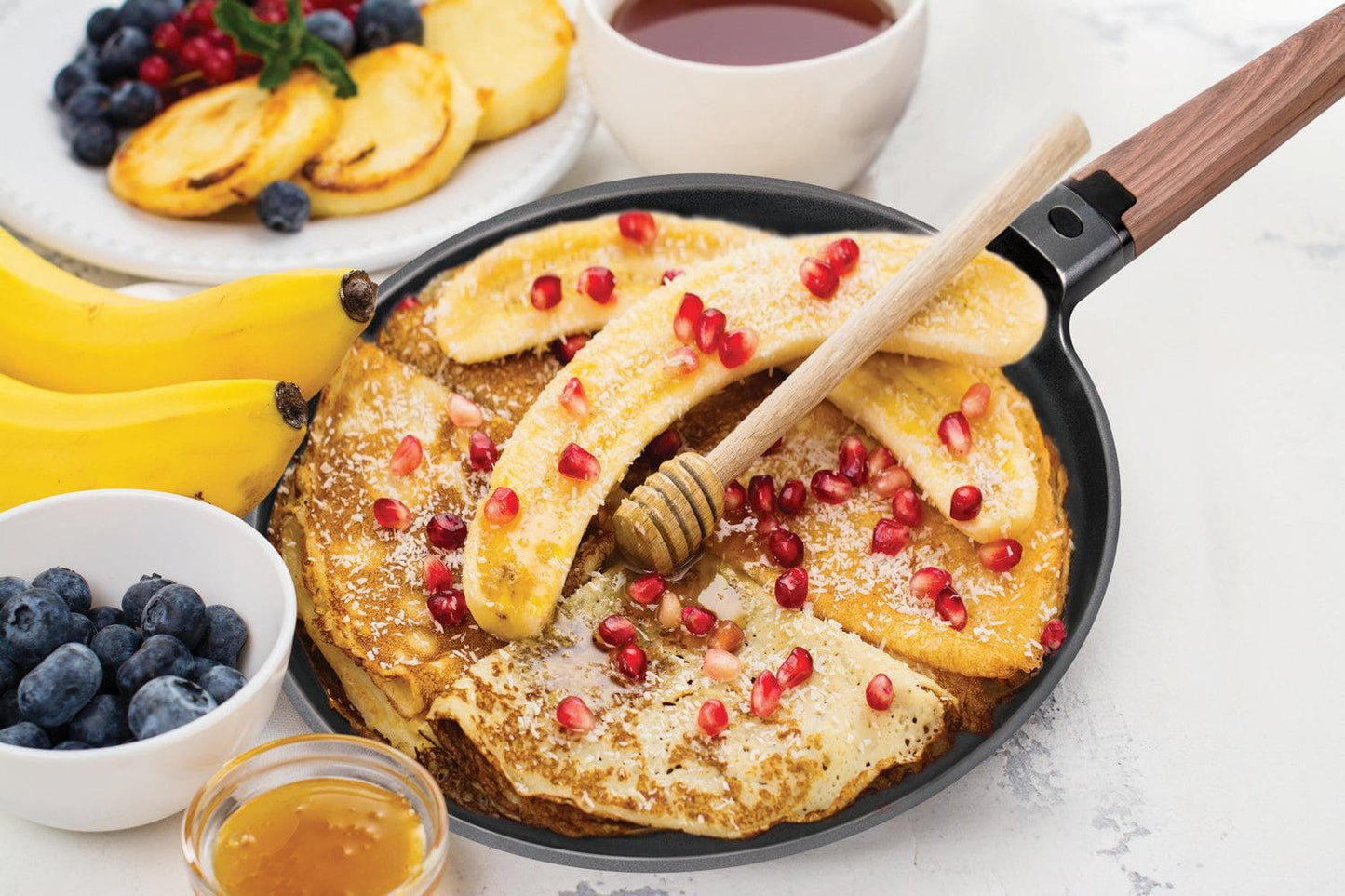 Crepe Pan by MASTERPAN - Nonstick, 11" (28cm) | KitchenKlout Crepe Pan