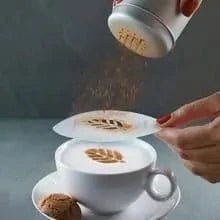 Cute Coffee Instant Art Stencils - KitchenKlout