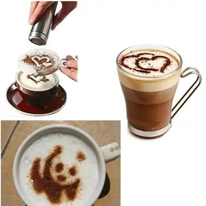 Cute Coffee Instant Art Stencils - KitchenKlout