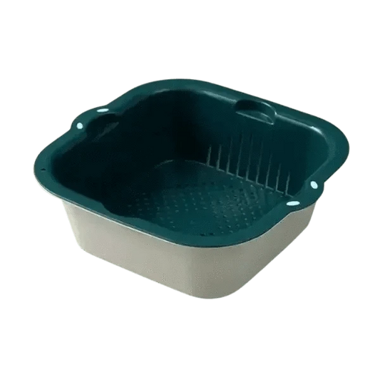 Double-Layer Sink Basket for Effective Washing | KitchenKlout