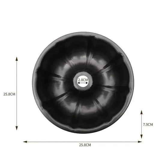 Fluted Tube Cake Pans - Carbon Steel Baking Mold | KitchenKlout