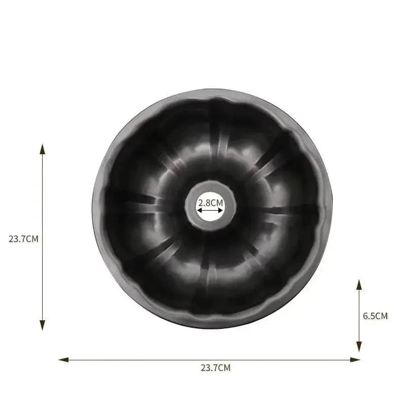 Fluted Tube Cake Pans - Carbon Steel Baking Mold | KitchenKlout