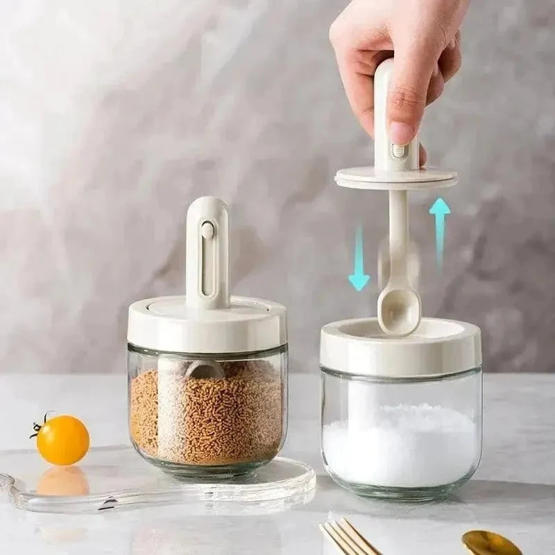 Glass Seasoning Bottle - Leak-Proof & Convenient | KitchenKlout