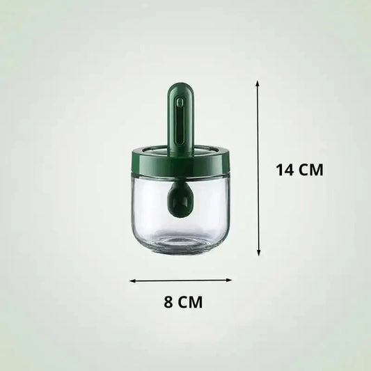 Glass Seasoning Bottle - Leak-Proof & Convenient | KitchenKlout