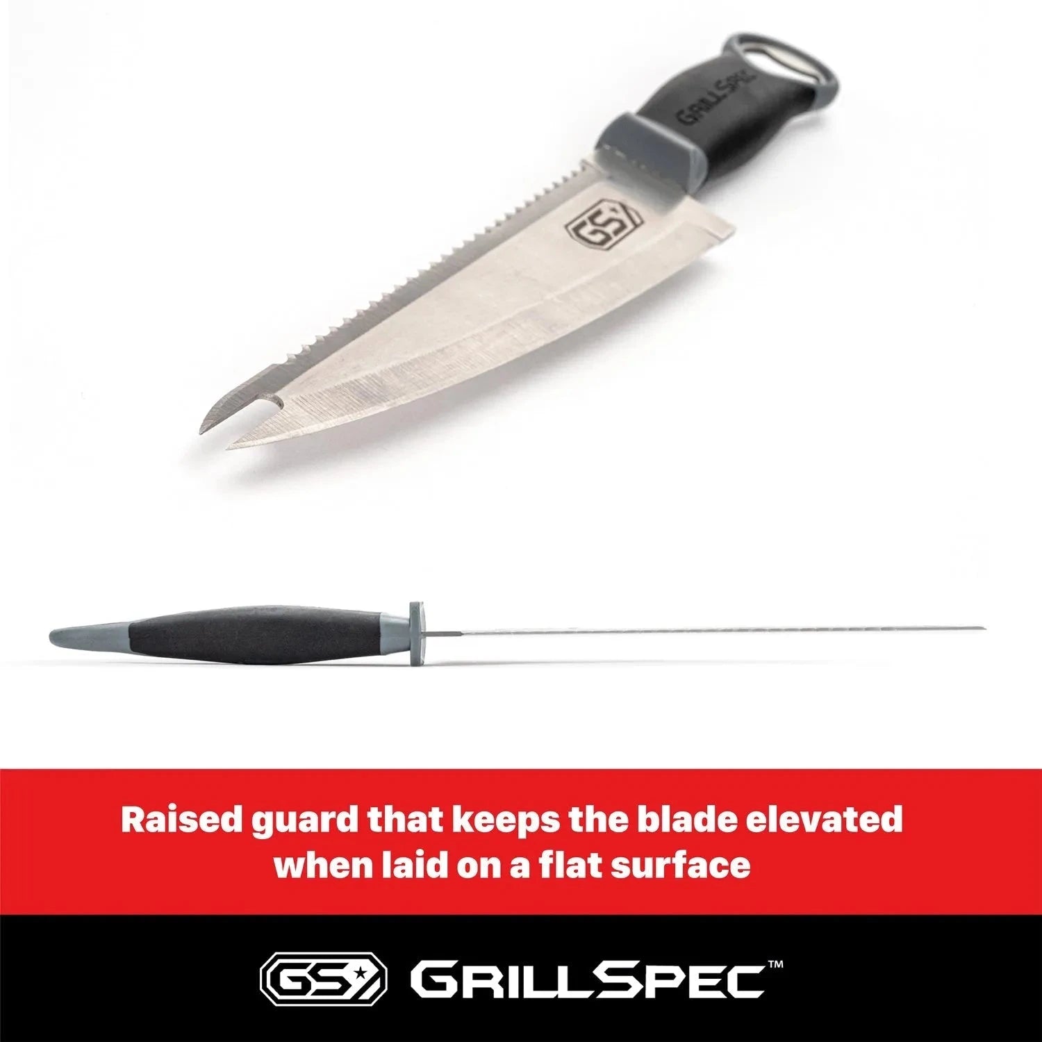 Grill Knife - Multi-Use with Cover - 8" Blade | KitchenKlout