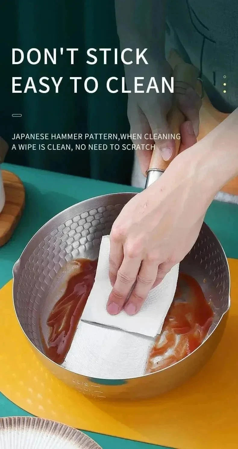Japanese Snowflake Pot - Non-Stick Stainless Steel | KitchenKlout