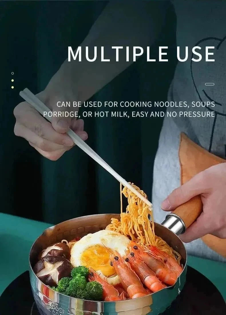 Japanese Snowflake Pot - Non-Stick Stainless Steel | KitchenKlout