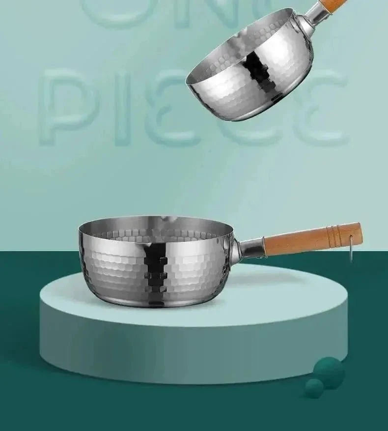 Japanese Snowflake Pot - Non-Stick Stainless Steel | KitchenKlout