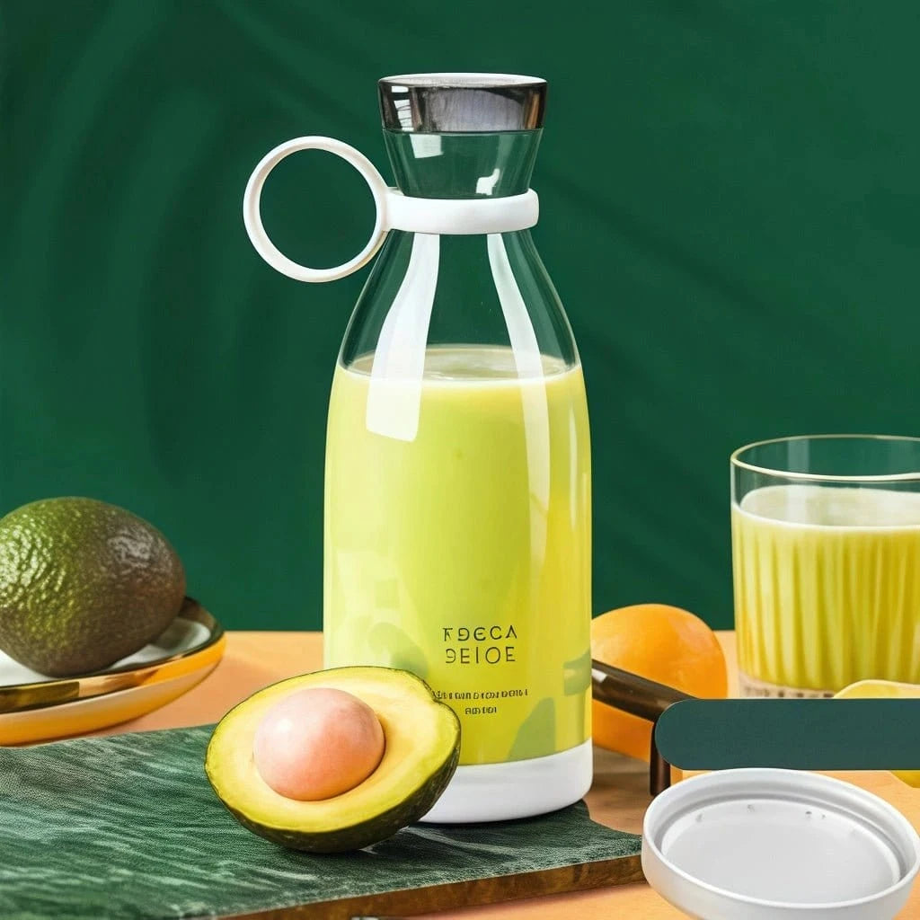 Juice Blender Portable Juicer Bottle 6 Blades Shake Orange Lemon USB Charging Fruit Mixer Fresh Squeezer Machine - KitchenKlout