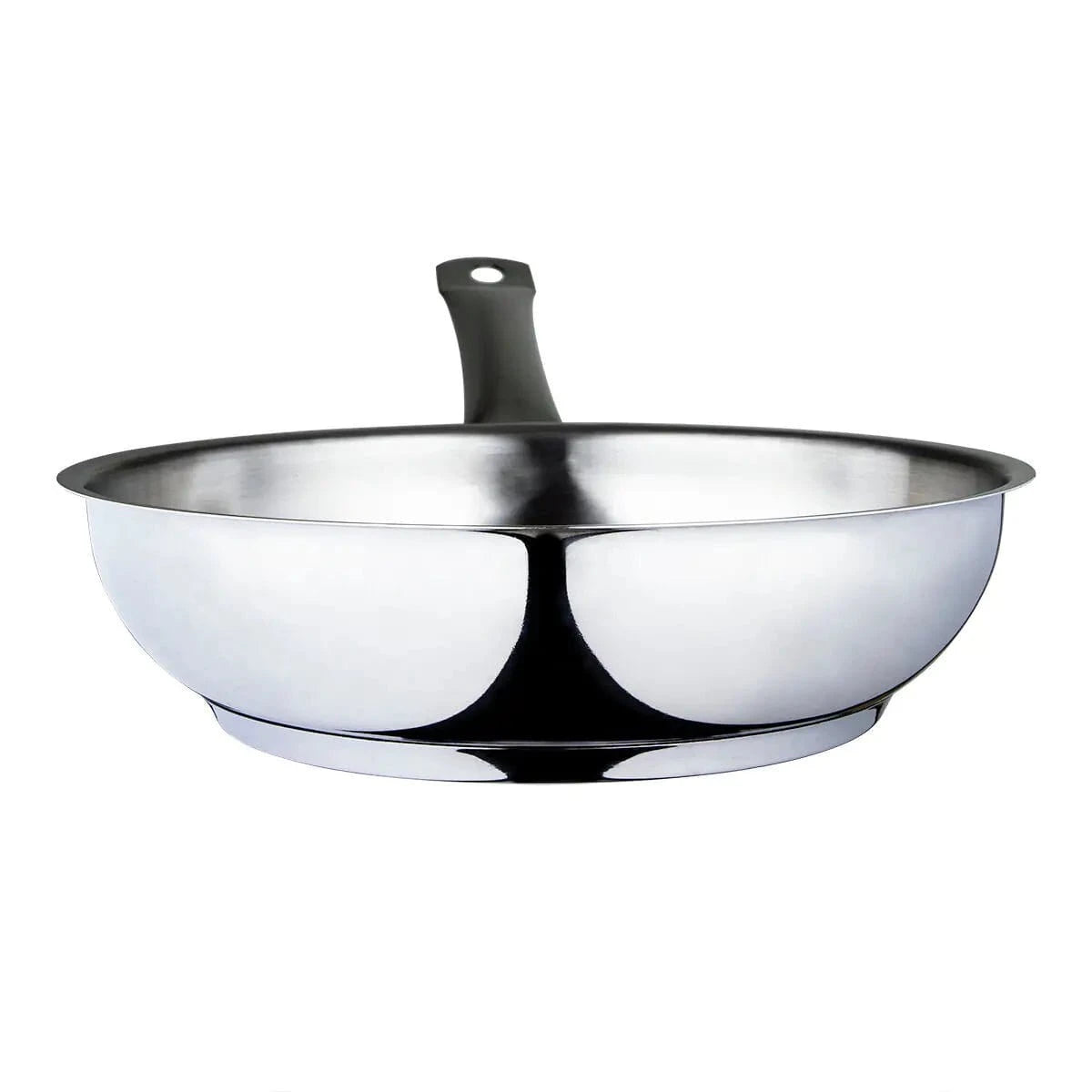 Serenk Modernist Stainless Steel Frying Pan 24 cm - KitchenKlout