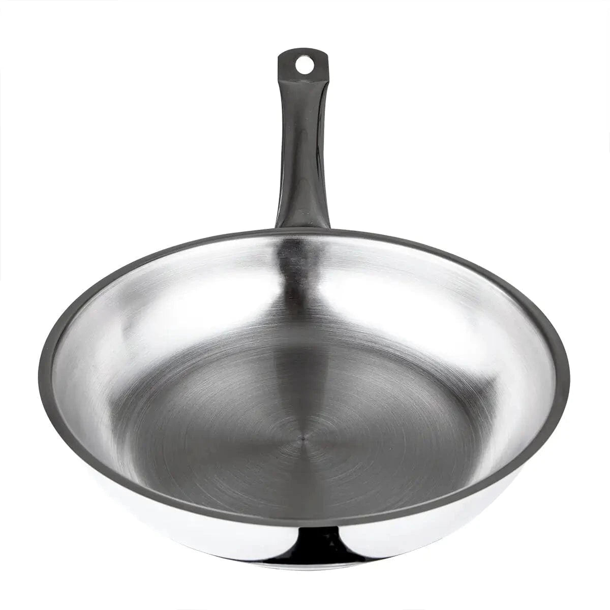 Serenk Modernist Stainless Steel Frying Pan 24 cm - KitchenKlout