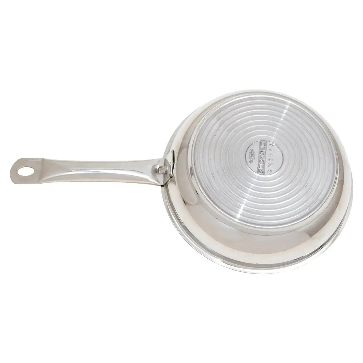 Serenk Modernist Stainless Steel Frying Pan 24 cm - KitchenKlout