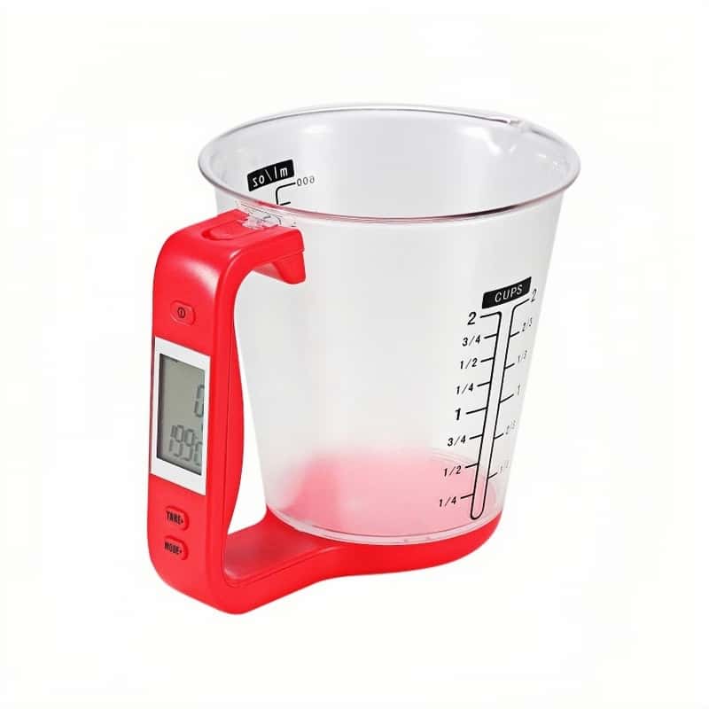 Smart - Cup, Measuring Scale, Kitchen Weigh device with LCD, Temperature & Weight Measuring gadget - KitchenKlout