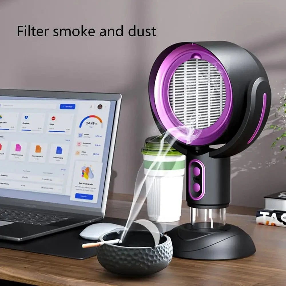 Smoke Sentry, Portable Cooking Range Hood - 2 - Speed Exhaust Fan with Retractable Design and Negative Ion Air Purifier for Kitchen Ventilation - KitchenKlout