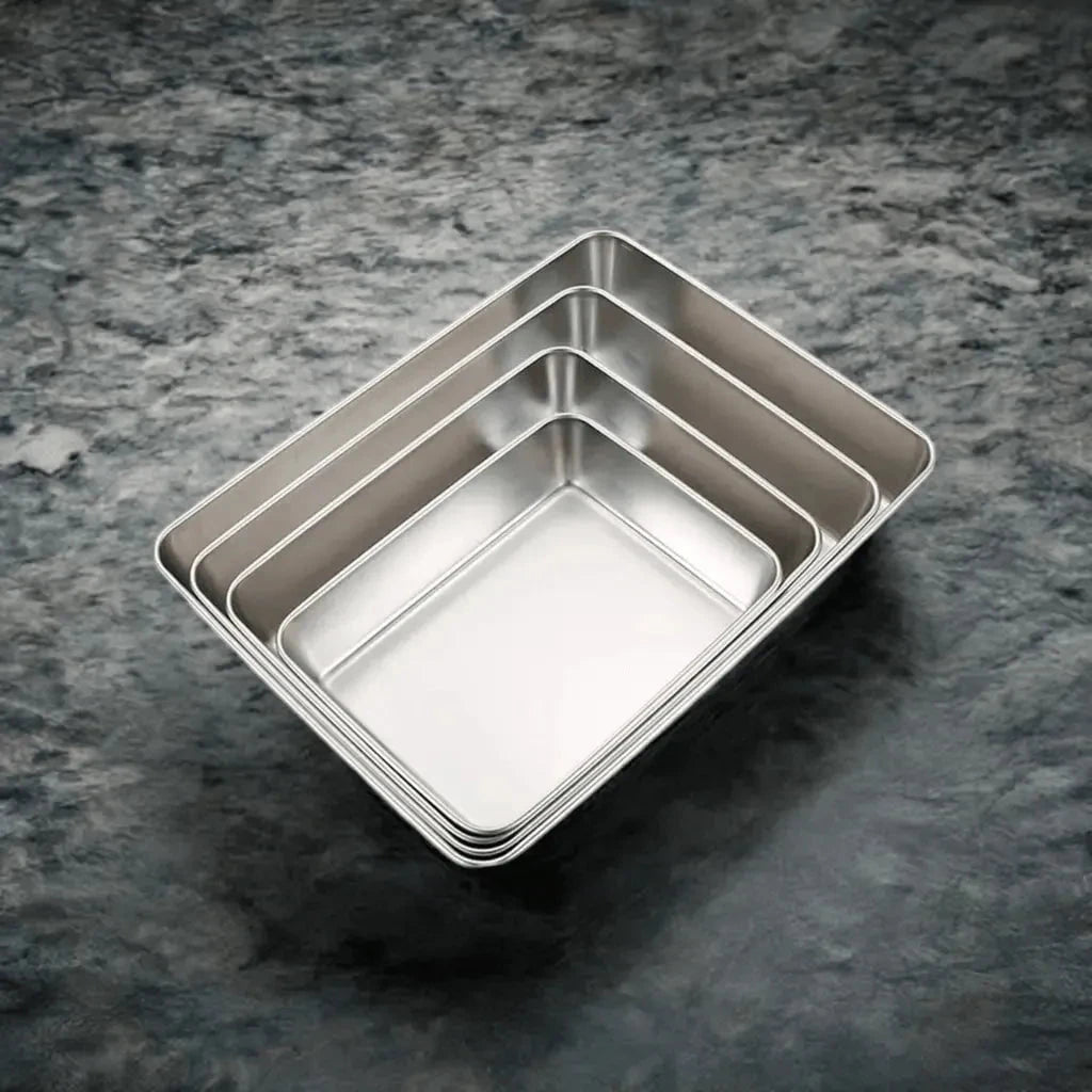 Stainless Steel Baking Pan - Durable Nonstick Design | KitchenKlout