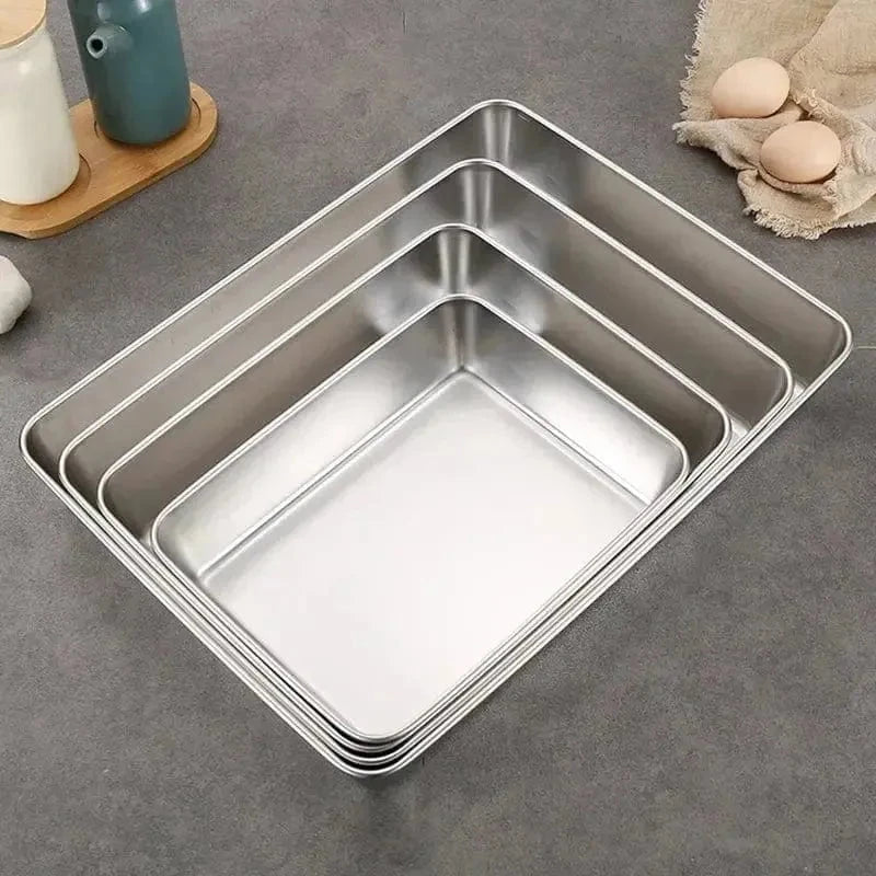 Stainless Steel Baking Pan - Durable Nonstick Design | KitchenKlout
