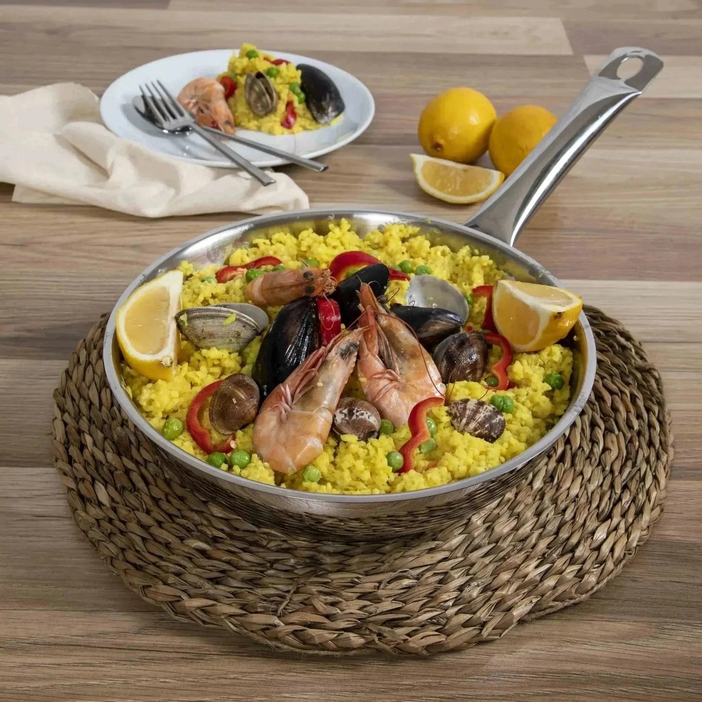 Stainless Steel Frying Pan – 24 cm Nonstick | KitchenKlout