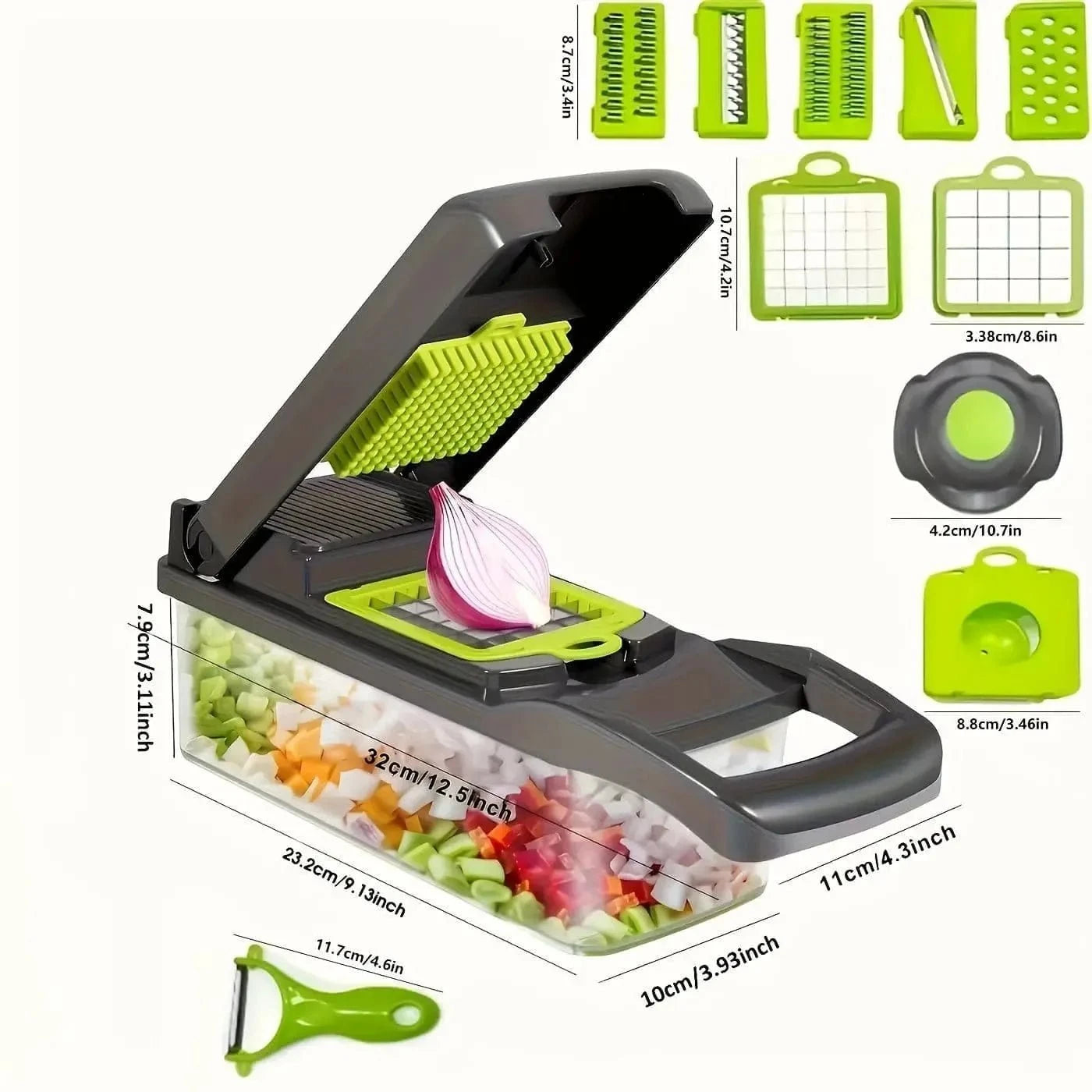 Stainless steel vegetable slicer - make meal prep fun | KitchenKlout