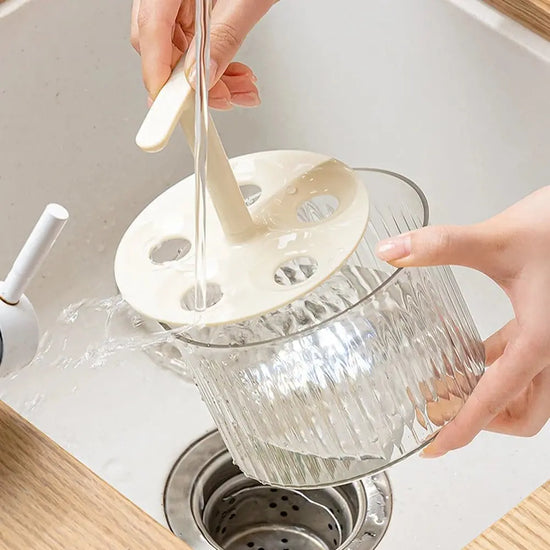 Translucent Meatball and Dumpling Maker - Manual Tool for Preparing Rice and Meat Dumplings - KitchenKlout