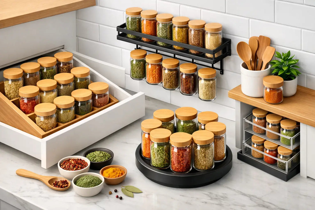 How to Organize Spice Jars That Stay Tidy