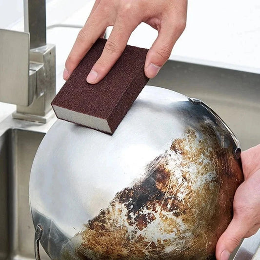 10/1PCS Magic Cleaning Sponge Rust Remover Nano Carborundum Removing Cuttable Descaling Clean Rub for Pot Kitchen Cleaning Tools - KitchenKlout
