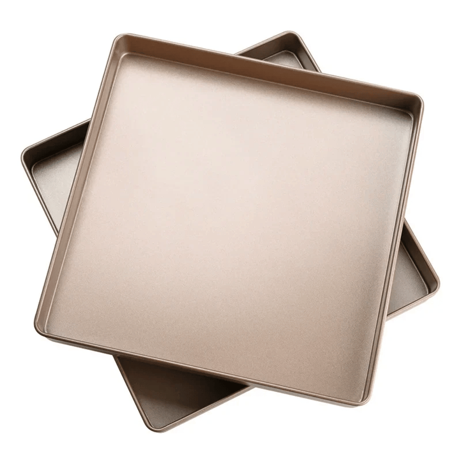 11-Inch Square Baking Pan - Carbon Steel Cake Roll & Biscuit Mold Bakeware