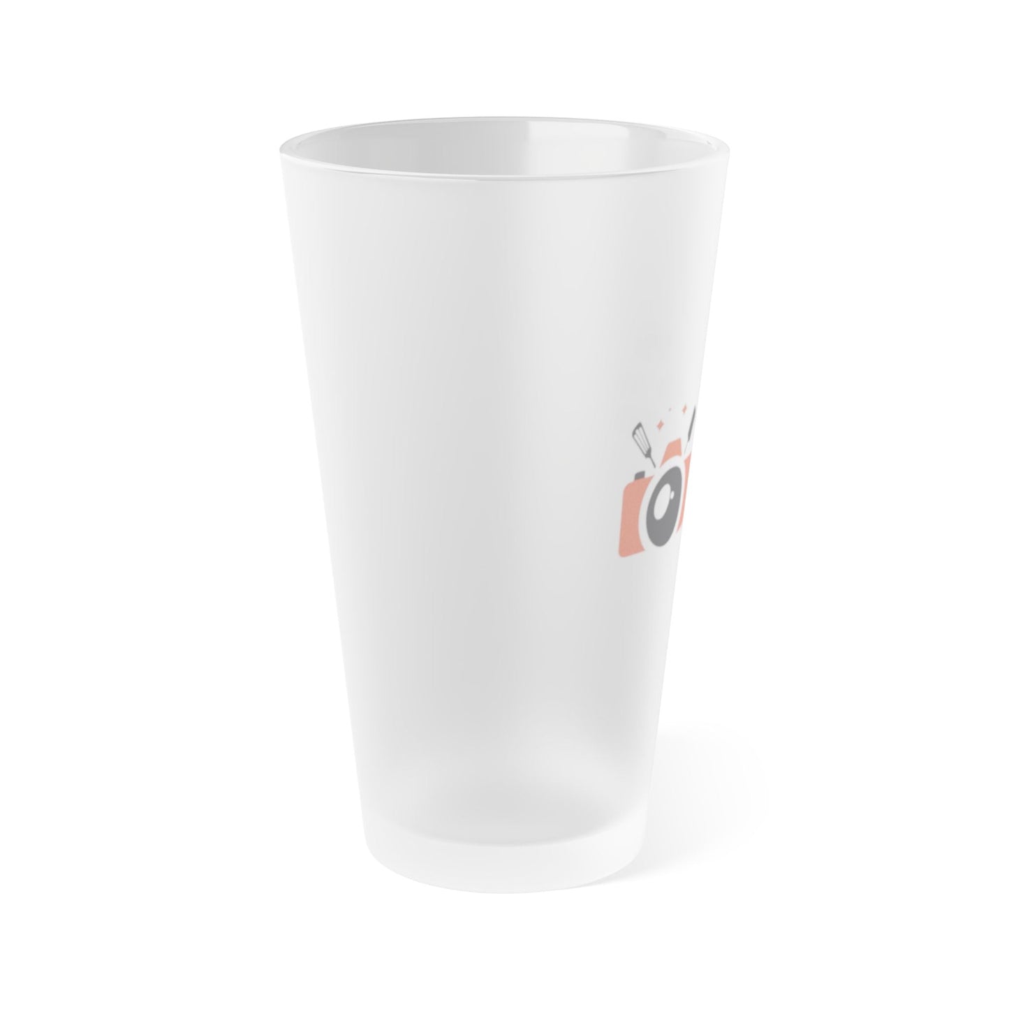 Frosted Beer Glass – Modern Matte Finish | 16oz Dishwasher-Safe