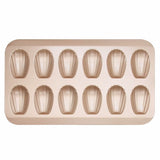12-Cavity Madeleine Cake Pan - Professional Non-Stick Baking Mold | KitchenKlout Bakeware