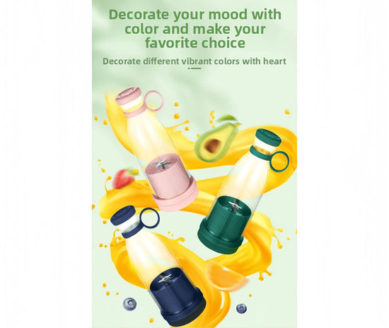 Portable Juice Blender – USB Charging, 6 Blades, Fresh Squeezer Kitchen Klout