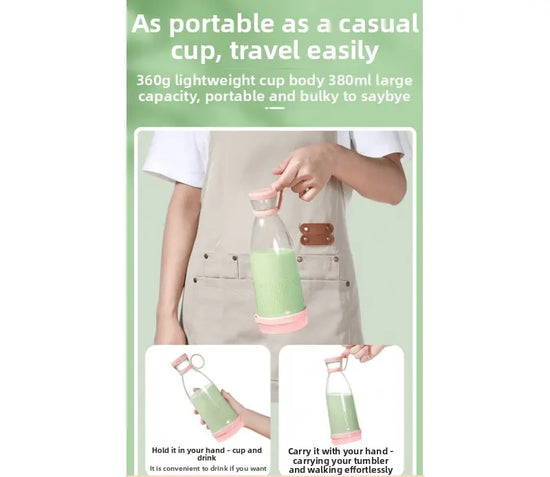Portable Juice Blender – USB Charging, 6 Blades, Fresh Squeezer Kitchen Klout