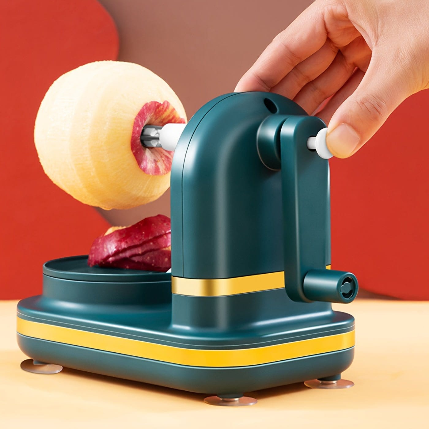 1pc Multifunctional Manual Fruit Peeler, Handheld Vegetable and Apple Peeler, Durable Other Material Construction, Uncharged Operation, for Home Use Kitchen Gadget, Fruit Peeling Tool|Functional Decor|Manual Operation, Peeler - KitchenKlout