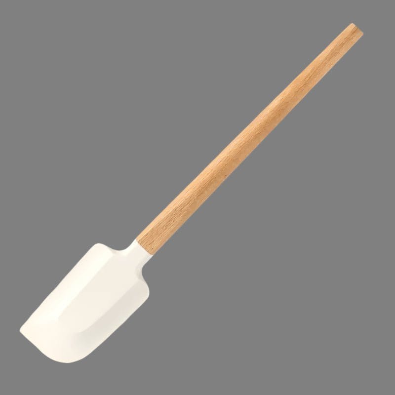 2Pcs/1Pcs Assorted colors Silicone Cream Spatula Non - Stick Pastry Blenders Wood Handle Chocolate Butter Baking Scraper Kitchen Cake Mixer - KitchenKlout