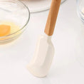 2Pcs/1Pcs Assorted colors Silicone Cream Spatula Non - Stick Pastry Blenders Wood Handle Chocolate Butter Baking Scraper Kitchen Cake Mixer - KitchenKlout