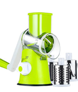 3-in-1 Stainless Steel Rotary Grater For Cheese and Vegetables