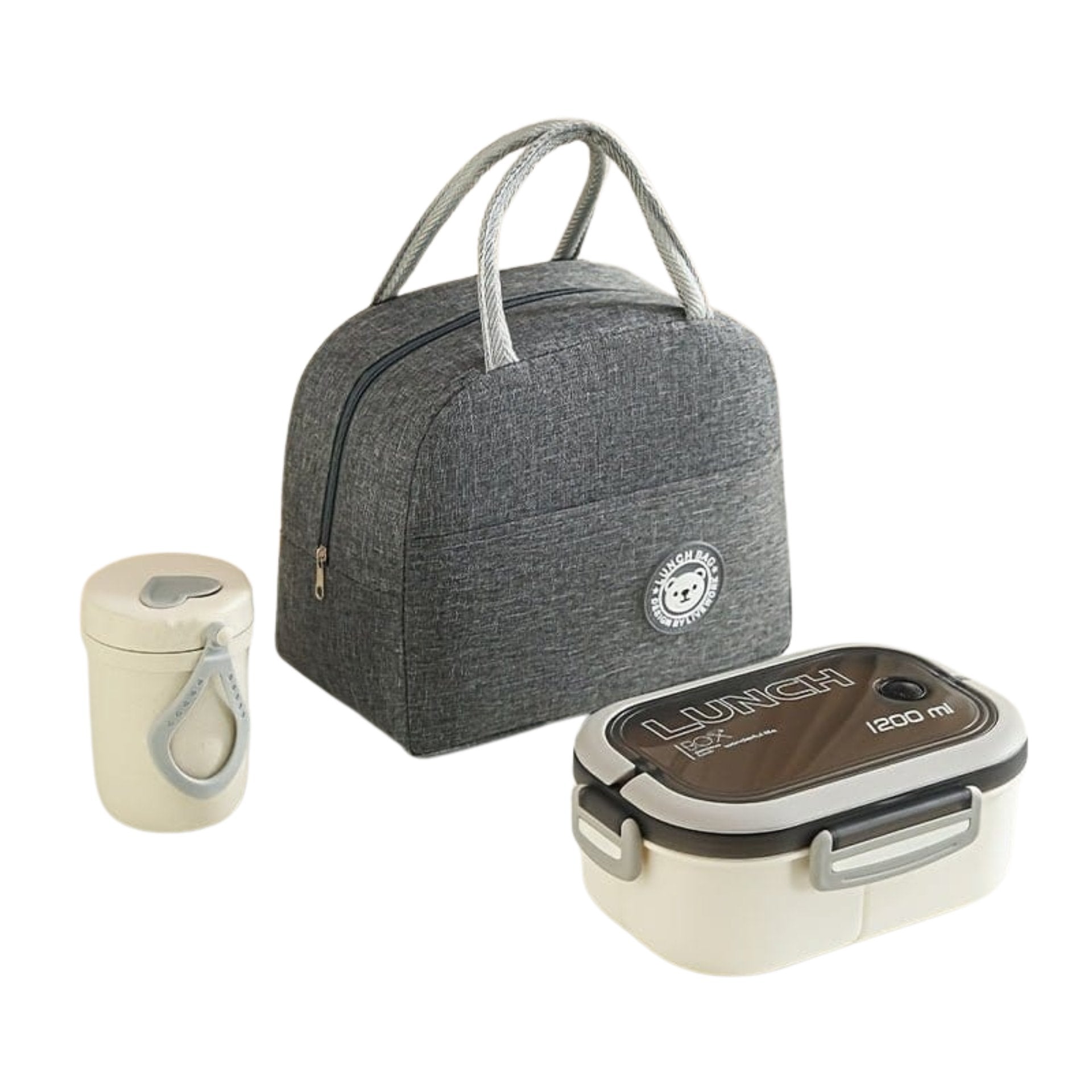 3 - Piece Meal Prep Storage Bags – Large Capacity Lunch Bags for Office, School, Picnics & Camp – Durable & Reusable - KitchenKlout