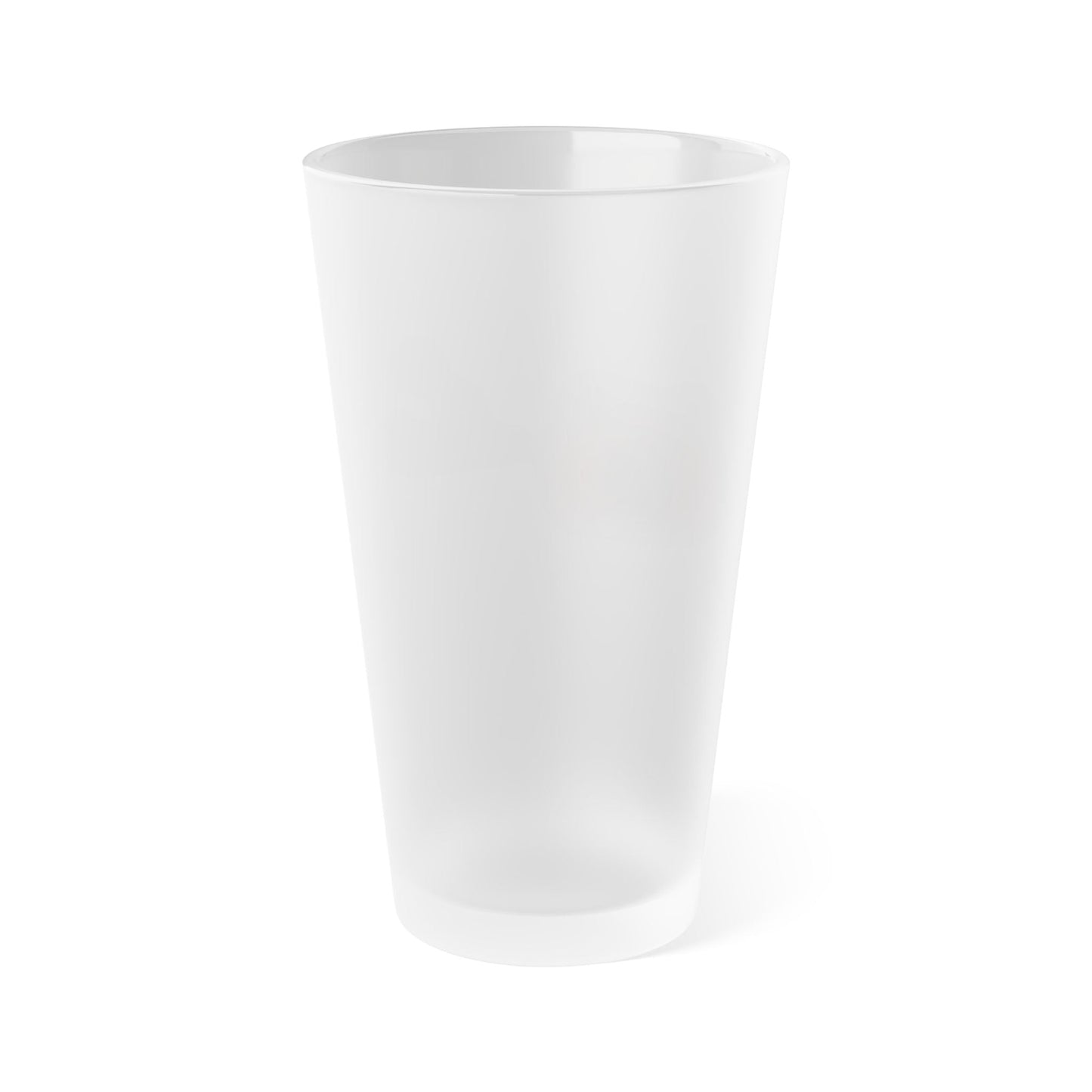 Frosted Beer Glass – Modern Matte Finish | 16oz Dishwasher-Safe