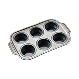 6-Cup Silicone Baking Pan | Non-Stick Cupcake & Muffin Pan | KitchenKlout Bakeware