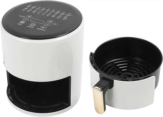 6.5QT MYEYEBALL Smart Air Fryer - Visual Touch Screen, Oil - Free Healthy Cooking, Multifunctional, Family - Sized, Fast, White - KitchenKlout