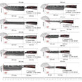 8/10 - Piece Japanese Kitchen Knife Set – Laser Damascus, High - Carbon Steel, Gift Box - KitchenKlout