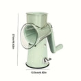 Rotary Cheese Grater – 4 Interchangeable Blades for Shredding, Slicing, Grating KitchenKlout